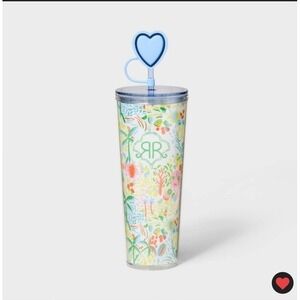 24oz Vacation Tritan Hydration Tumbler White/Blue - Roller Rabbit x Target